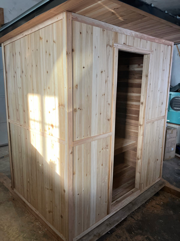 6' x 4' Cedar Outdoor Sauna