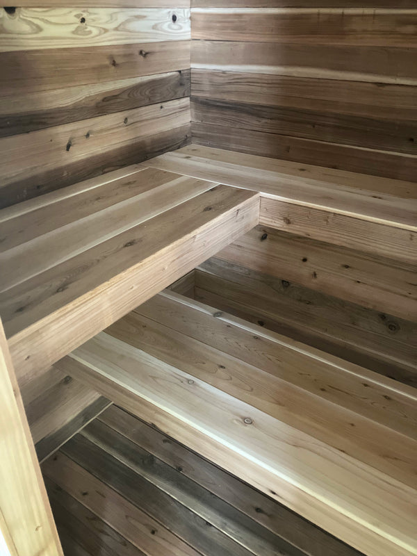 6' x 4' Cedar Outdoor Sauna