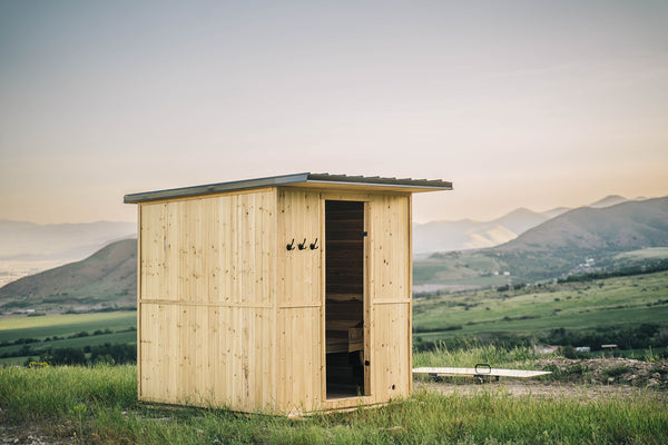 6' x 6' Outdoor Sauna