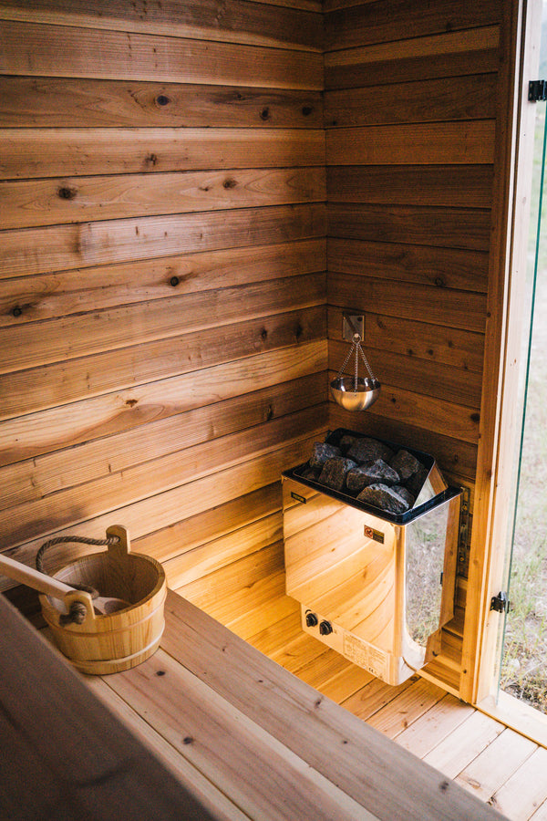 6' x 6' Outdoor Sauna