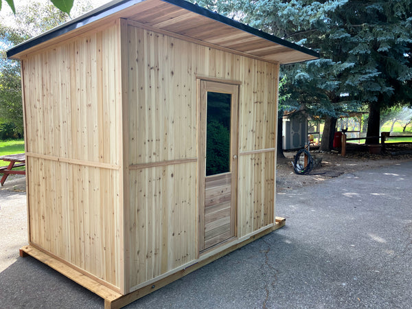 6' x 8' Cedar Outdoor Sauna