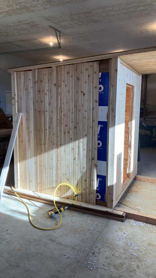 6' x 8' Cedar Outdoor Sauna