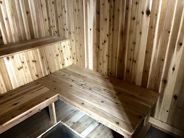 6' x 8' Cedar Outdoor Sauna