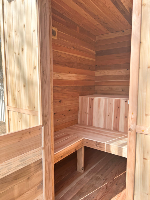 6' x 6' Outdoor Sauna