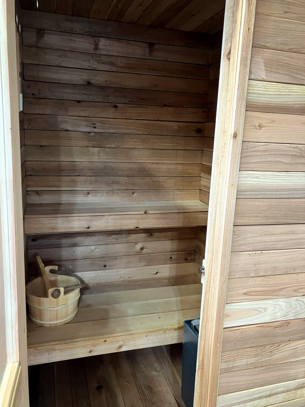 4' x 4' Cedar Outdoor Sauna